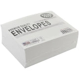 Leader Paper Products - A6 Envelopes (4.75"X6.5") 100/Pkg-White - Postage as per Actual