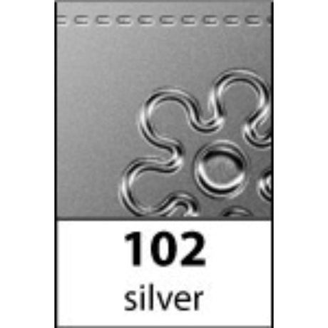 Peel-Off Stickers 10√ó23 cm - Numbers 123 - Silver - 102