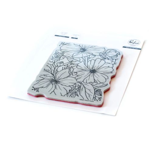 Pinkfresh Studio - Floral Focus cling stamp