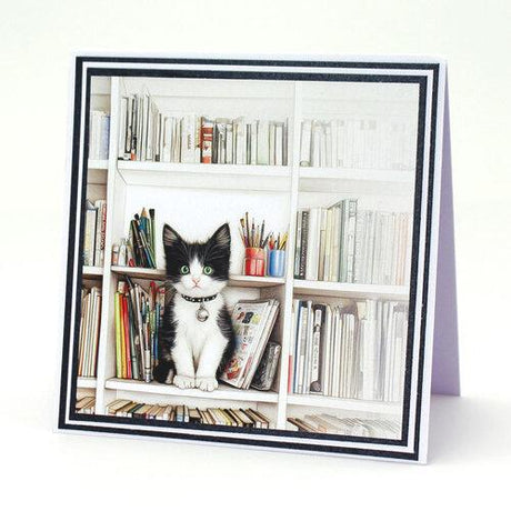 Katy Sue Designs Crafty Kittens Die Cut Topper & Decoupage Collection (11-DCD7002)