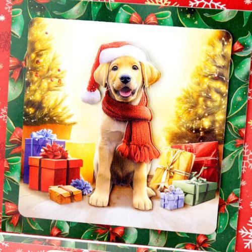 Katy Sue Designs Santa Paws 3D Die-Cut Topper & Decoupage Collection (11-DCD7003)