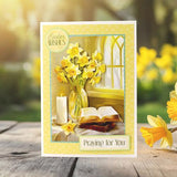 Katy Sue Designs Daffodil Window 3D Die-Cut Decoupage (3pcs) (11-DCD725)