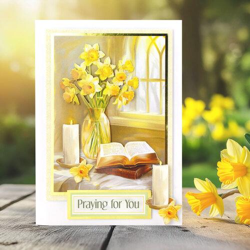 Katy Sue Designs Daffodil Window 3D Die-Cut Decoupage (3pcs) (11-DCD725)