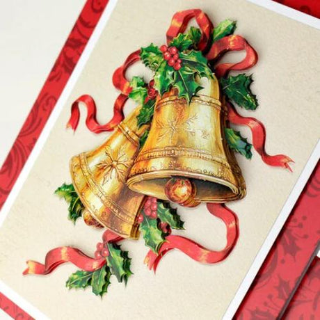 Katy Sue Designs Jingle Bells 3D Die-Cut Decoupage (3pcs) (11-DCD730)