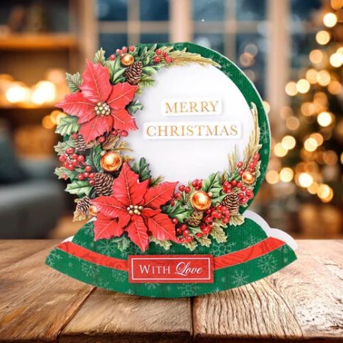 Katy Sue Designs Christmas Flowers 3D Die-Cut Decoupage (3pcs) (11-DCD731)