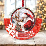 Katy Sue Designs Reindeer Kisses Bauble 3D Die-Cut Decoupage (3pcs) (11-DCD732)