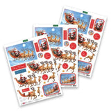 Katy Sue Designs Santa in the Sky 3D Die-Cut Decoupage (3pcs) (11-DCD733)