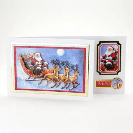 Katy Sue Designs Santa in the Sky 3D Die-Cut Decoupage (3pcs) (11-DCD733)