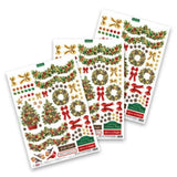 Katy Sue Designs Christmas Floral 3D Die-Cut Decoupage Traditional (3pcs) (11-DCD735-T)