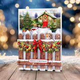 Katy Sue Designs Christmas Floral 3D Die-Cut Decoupage Traditional (3pcs) (11-DCD735-T)