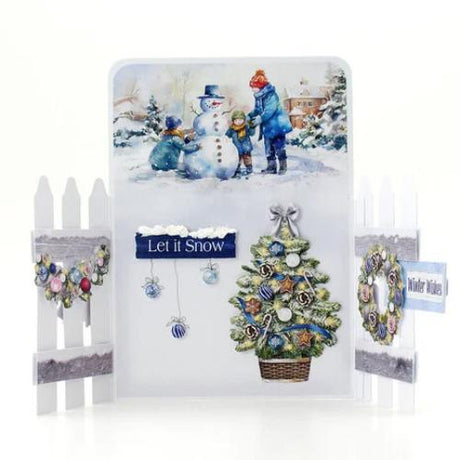 Katy Sue Designs Christmas Floral 3D Die-Cut Decoupage Winter (3pcs) (11-DCD735-W)