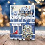 Katy Sue Designs Christmas Floral 3D Die-Cut Decoupage Winter (3pcs) (11-DCD735-W)