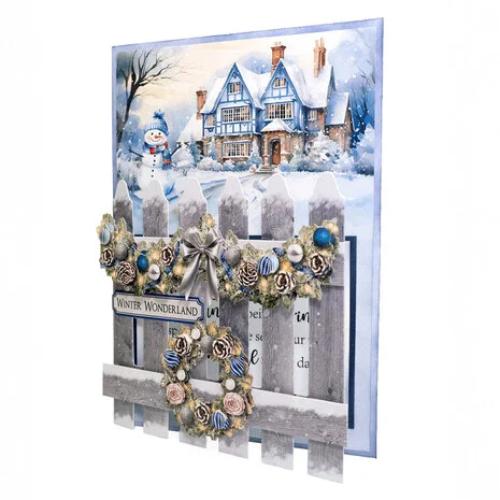 Katy Sue Designs Christmas Floral 3D Die-Cut Decoupage Winter (3pcs) (11-DCD735-W)