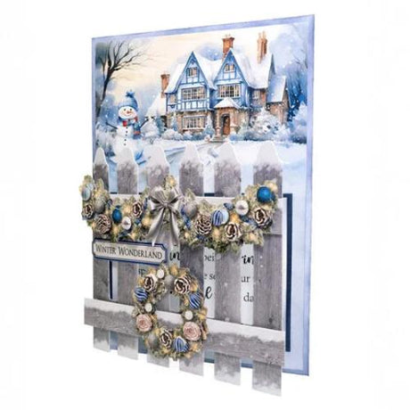 Katy Sue Designs Christmas Floral 3D Die-Cut Decoupage Winter (3pcs) (11-DCD735-W)
