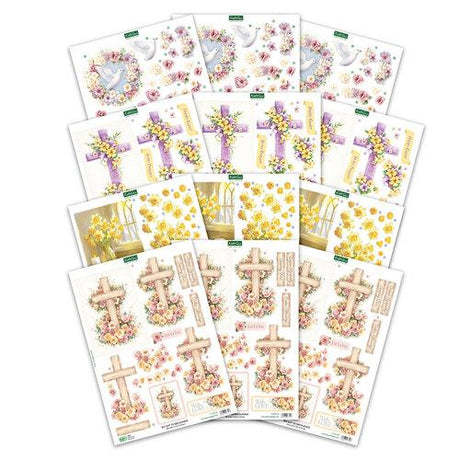Katy Sue Designs Die Cut Decoupage Ð Easter Blessings (pack of 12)