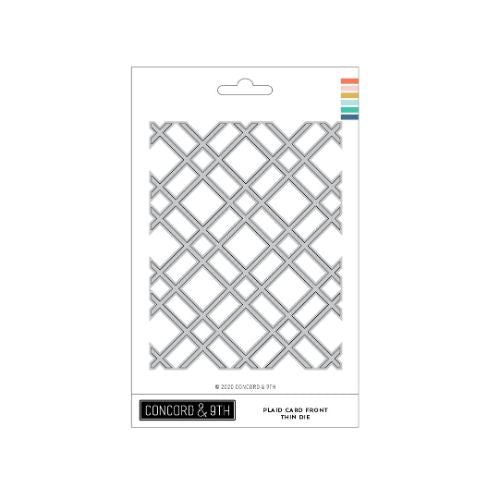 Concord & 9th - Plaid Card Front Thin Die