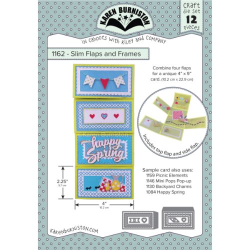 Karen Burniston - Slim Flaps and Frames