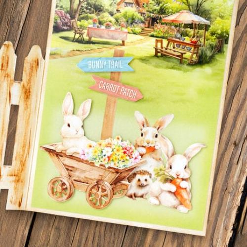 Katy Sue Designs Spring Animals Die Cut Embellishments (3pcs) (12-DCE016SA)