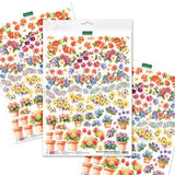 Katy Sue Designs Garden Flowers Die Cut Embellishments (3pcs) (12-DCE017GF)