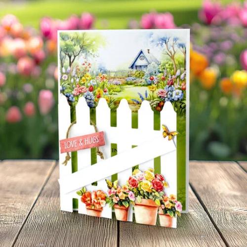 Katy Sue Designs Garden Flowers Die Cut Embellishments (3pcs) (12-DCE017GF)