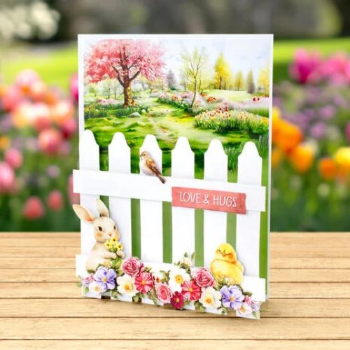 Katy Sue Designs Garden Flowers Die Cut Embellishments (3pcs) (12-DCE017GF)