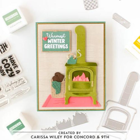 Concord & 9th - Wood Slat 2D Embossing Folder