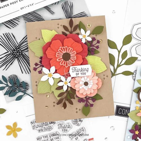 Concord & 9th - Paper Posy Dies