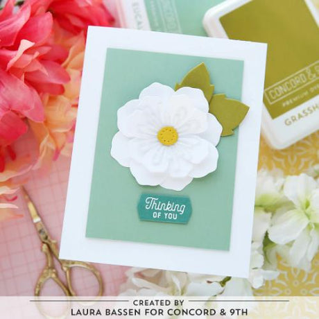 Concord & 9th - Paper Posy Embossing Folder (2D)