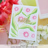Concord & 9th - Petal Print Stencil Pack (4 qty; 4.75 x 6)