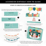 Concord & 9th - Accordion Birthday Stamp Set(3x4) and Die Bundle