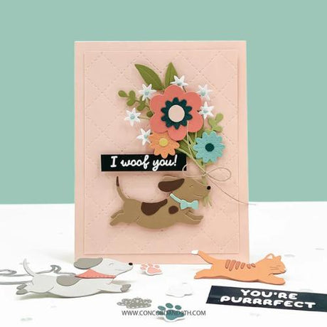 Concord & 9th - Pet Pals Stamp Set (4 x 4) and Die Bundle