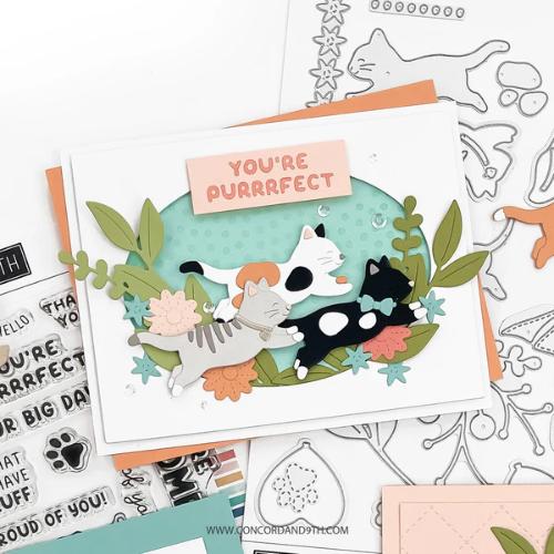 Concord & 9th - Pet Pals Stamp Set (4 x 4) and Die Bundle