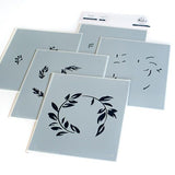 Pinkfresh Studio - Thrill of hope wreath stencil set