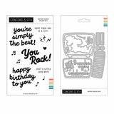 Concord & 9th - Retro Radio Stamp Set (4" x 6") & Die Bundle