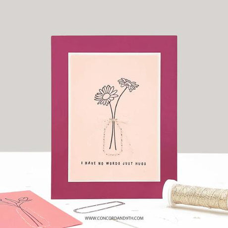 Concord & 9th - Simple Stems Stamp Set (4" x 8") & Piercing Die Bundle