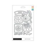 Concord & 9th - Toast Time Stamp Set (4" x 6") & Dies Bundle - Postage as per Actual