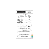 Concord & 9th - Toast Time Stamp Set (4" x 6") & Dies Bundle - Postage as per Actual