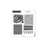 Concord & 9th - Big Happy Patterns Stamp Set (6 x 6) & Dies Bundle - Postage as per Actual