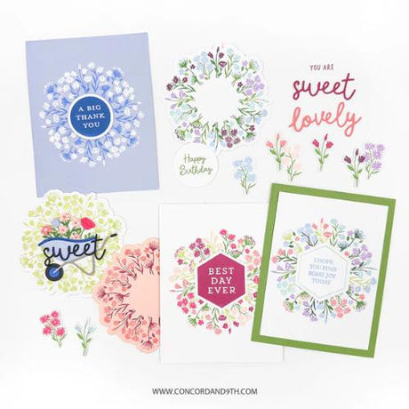 Concord & 9th - Bouquet Turnaboutª Stamp Set (6 x 6) & Dies Bundle