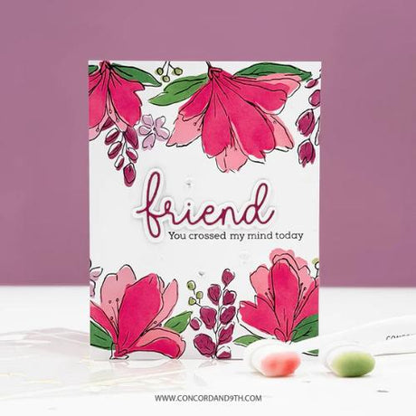 Concord & 9th - Garden's Edge Stamp Set (6 x 6), Stencils & Dies Bundle - Postage as per Actual