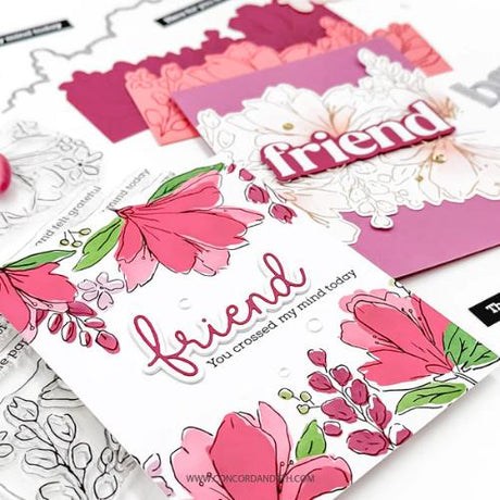 Concord & 9th - Garden's Edge Stamp Set (6 x 6), Stencils & Dies Bundle - Postage as per Actual