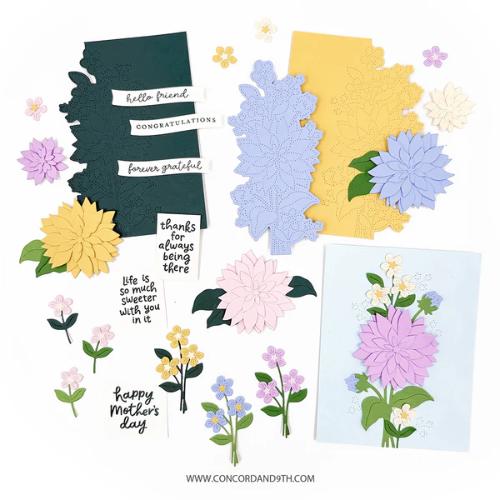 Concord & 9th - Handpicked Stamp Set (3 x 4) & Dies Bundle - Postage as per Actual