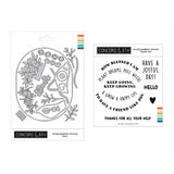 Concord & 9th - Wheelbarrow Wishes Stamp Set (4 x 4) & Dies Bundle