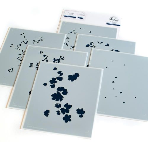 Pinkfresh Studio - Blooming Branch layering stencils