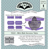 Karen Burniston - Mini Ball Access Tabs