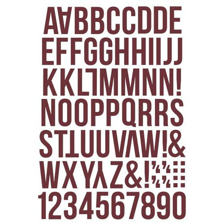 Simple Stories Color Vibe Alphabet Sticker Book Darks (1758pcs) (13465)