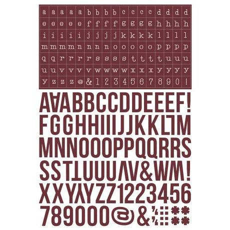Simple Stories Color Vibe Alphabet Sticker Book Darks (1758pcs) (13465)