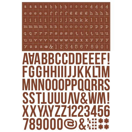 Simple Stories Color Vibe Alphabet Sticker Book Boho (1758pcs) (13479)