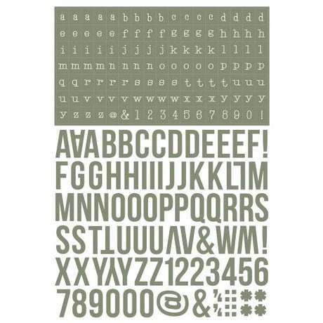 Simple Stories Color Vibe Alphabet Sticker Book Boho (1758pcs) (13479)