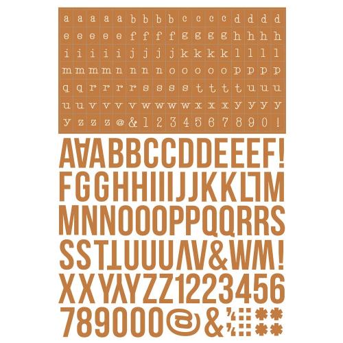 Simple Stories Color Vibe Alphabet Sticker Book Boho (1758pcs) (13479)